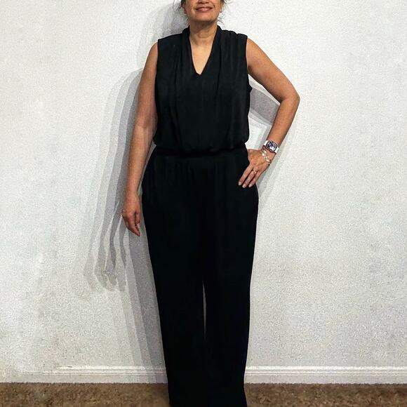 Inc. International Concepts Black Jumpsuit Sz 1X - Picture 1 of 12